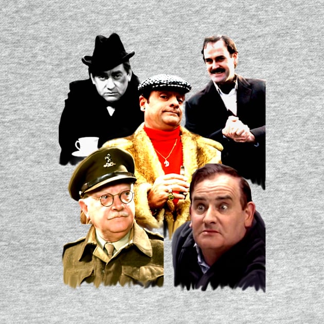 British tv comedy legends by Diversions pop culture designs